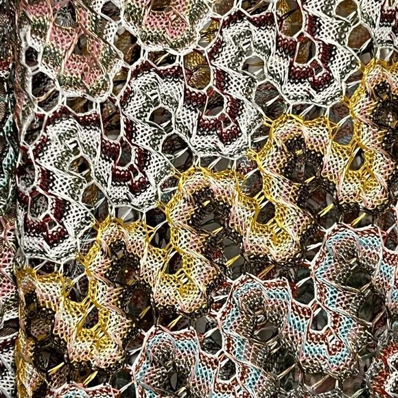 Anthropologie JEN'S PIRATE BOOTY "JASMINE" LABYRINTH Lace Deep V back Dress S - Picture 3 of 4